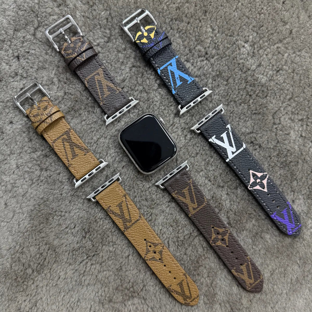 Luxury Leather Apple Watch Band – Handmade Designer Strap