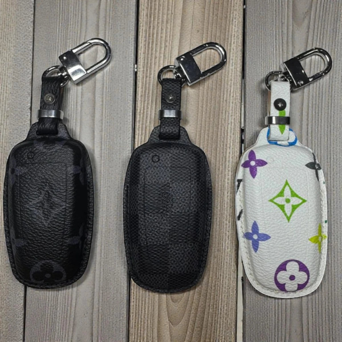 Handcrafted Recycled Leather Ford Key Case