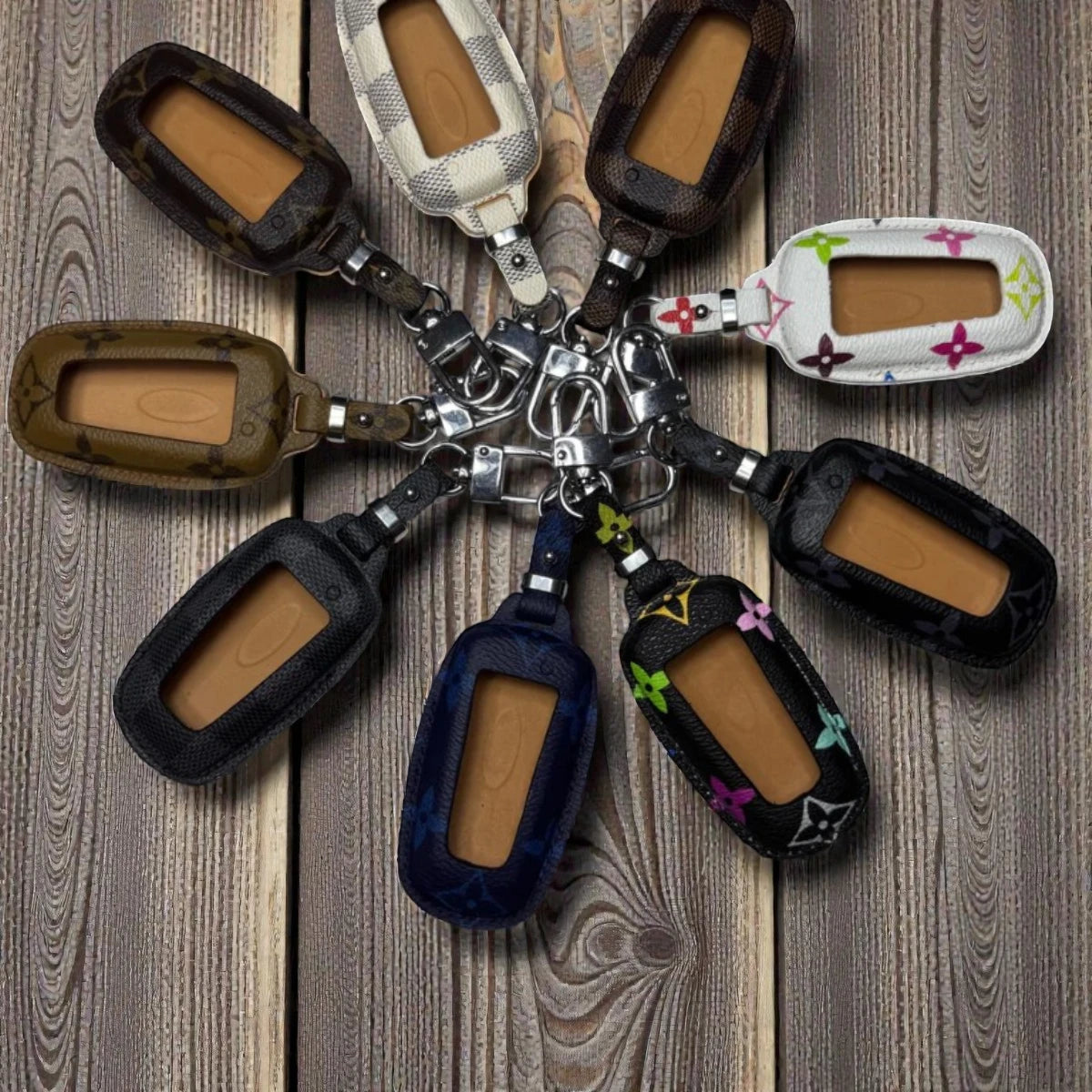 Handcrafted Recycled Leather Ford Key Case