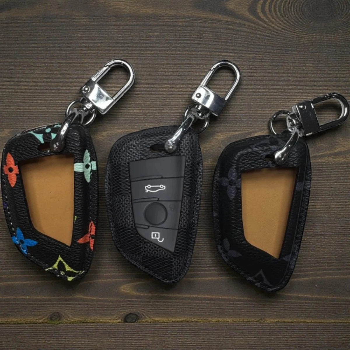 Handcrafted Recycled Leather BMW Key Case
