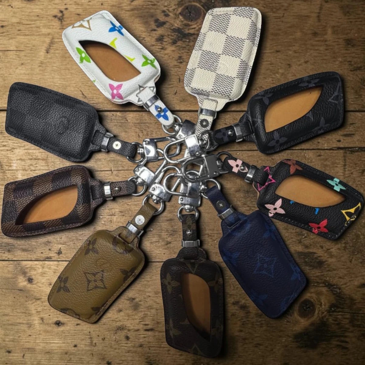 Handcrafted Recycled Leather Lexus 2 Key Case