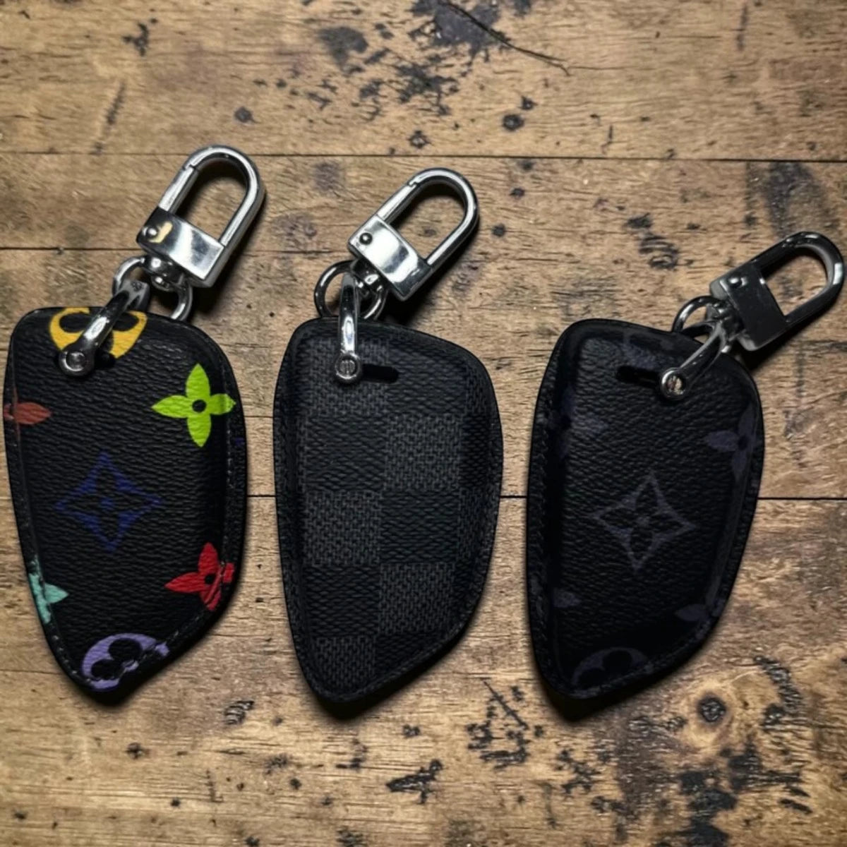 Handcrafted Recycled Leather BMW Key Case