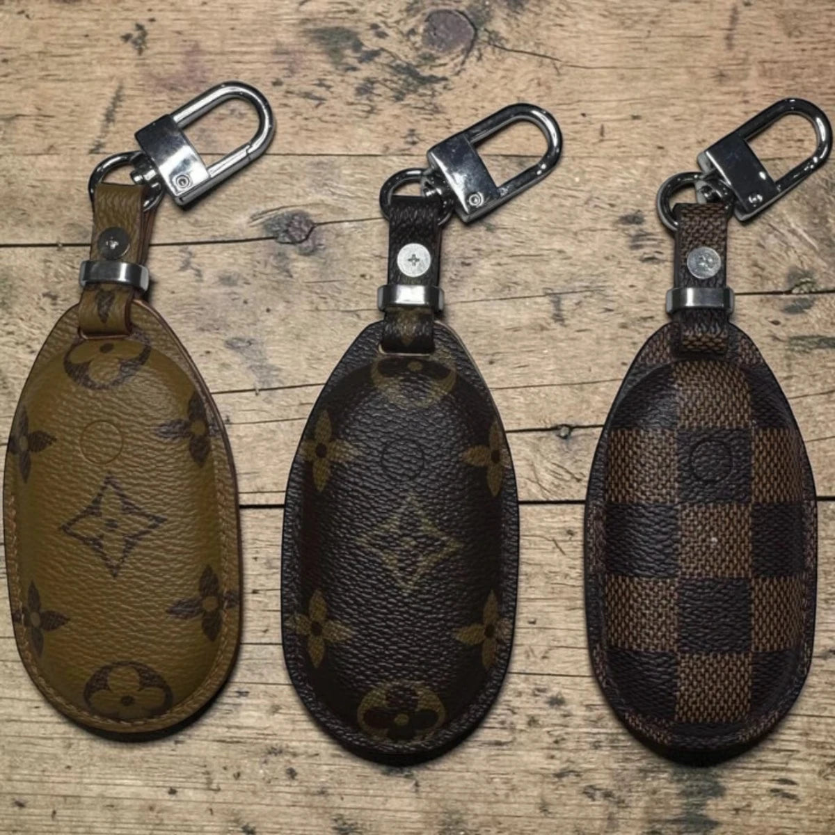 Handcrafted Recycled Leather Mercedes Benz Key Case