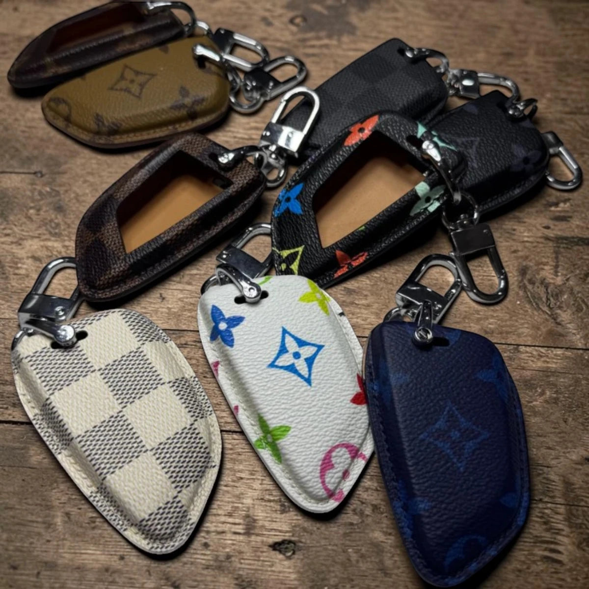 Handcrafted Recycled Leather BMW Key Case
