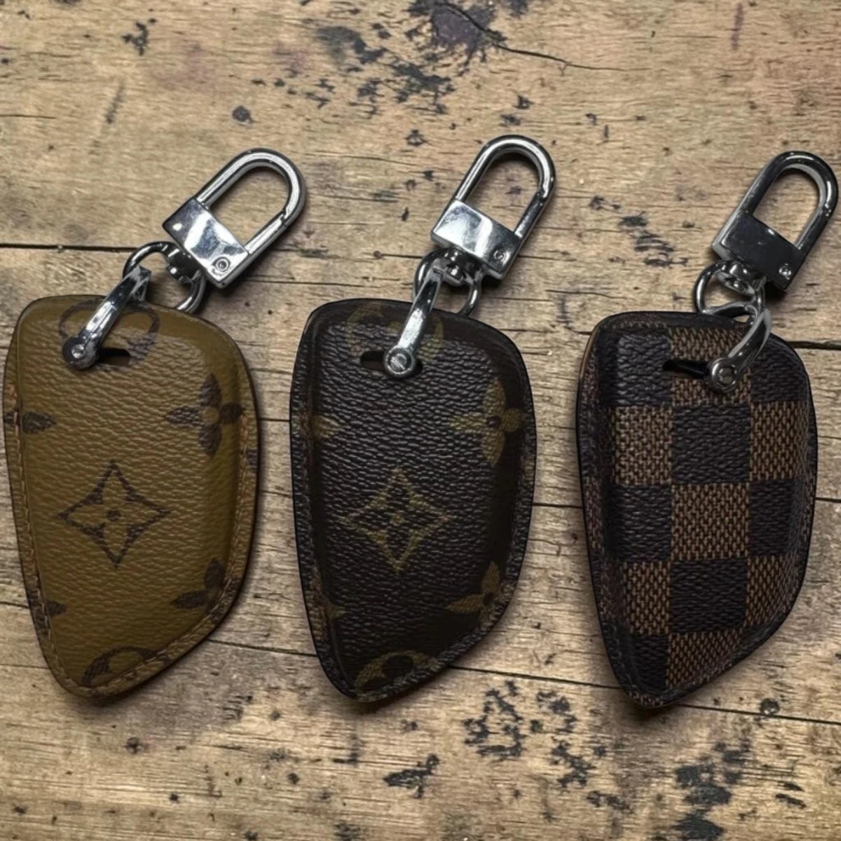 Handcrafted Recycled Leather BMW Key Case