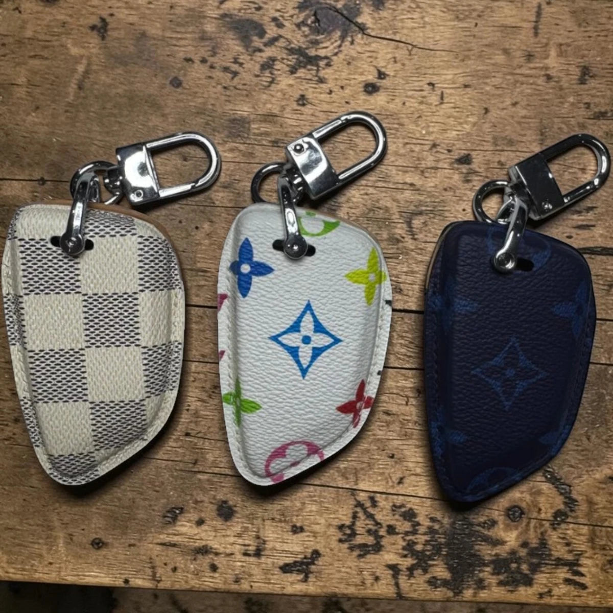 Handcrafted Recycled Leather BMW Key Case