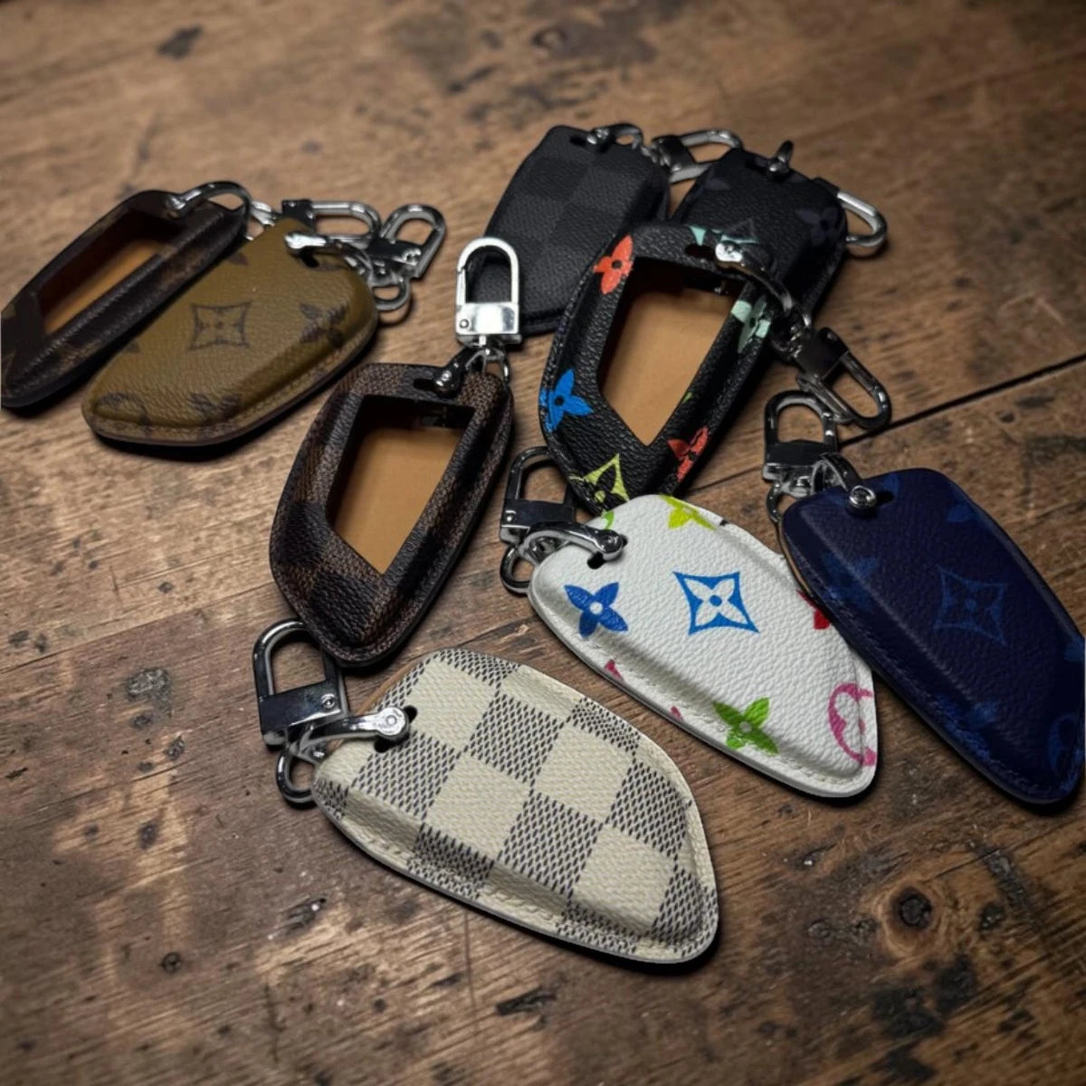 Handcrafted Recycled Leather BMW Key Case