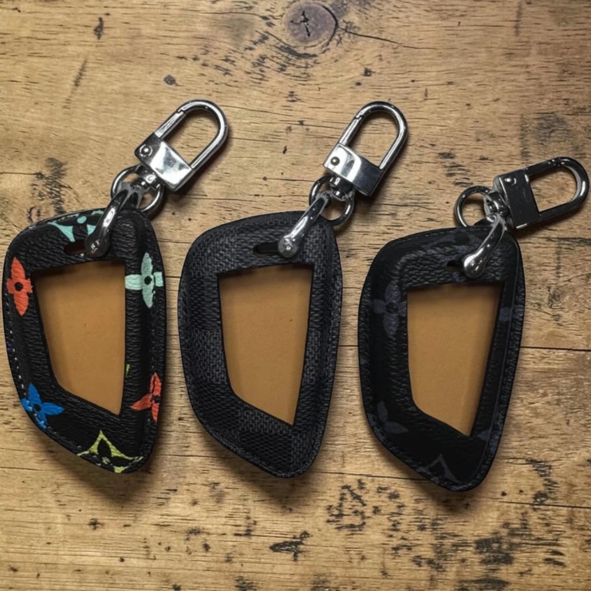 Handcrafted Recycled Leather BMW Key Case