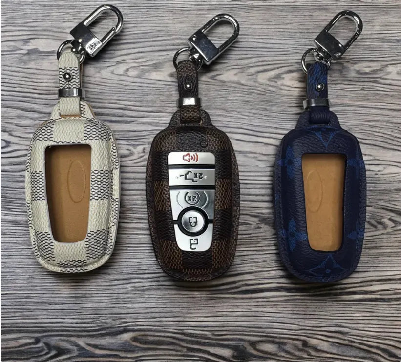 Handcrafted Recycled Leather Ford Key Case