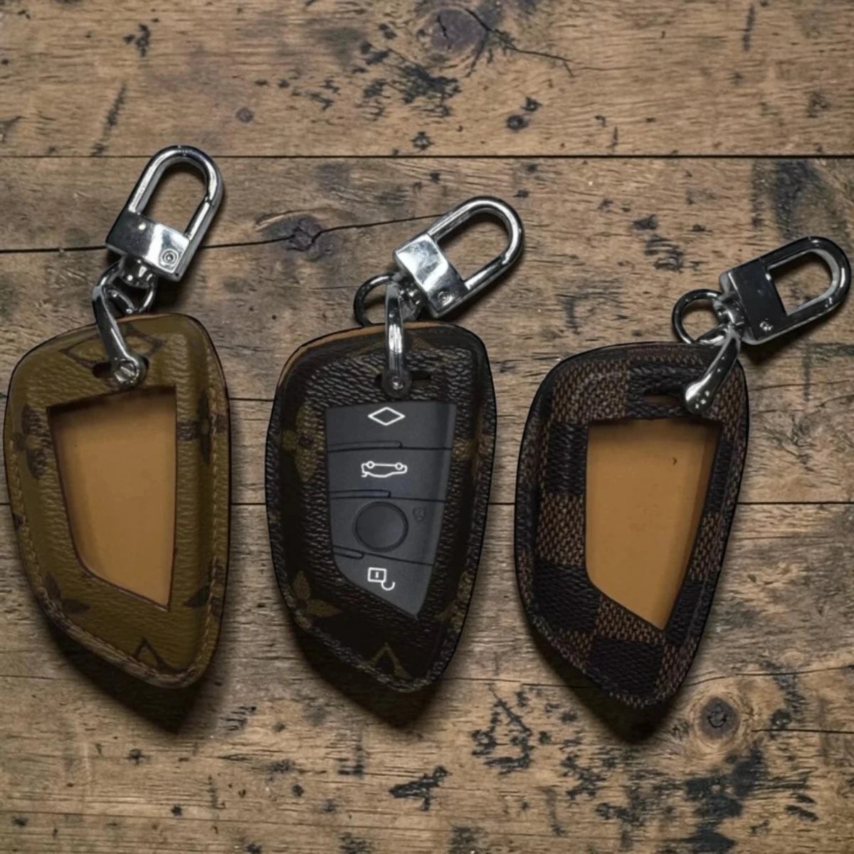 Handcrafted Recycled Leather BMW Key Case