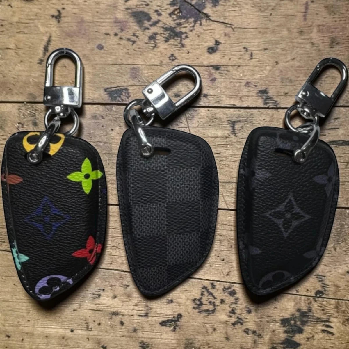 Handcrafted Recycled Leather BMW Key Case