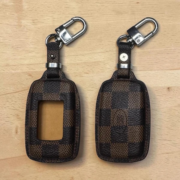 Handcrafted Recycled Leather Land Rover Key Case