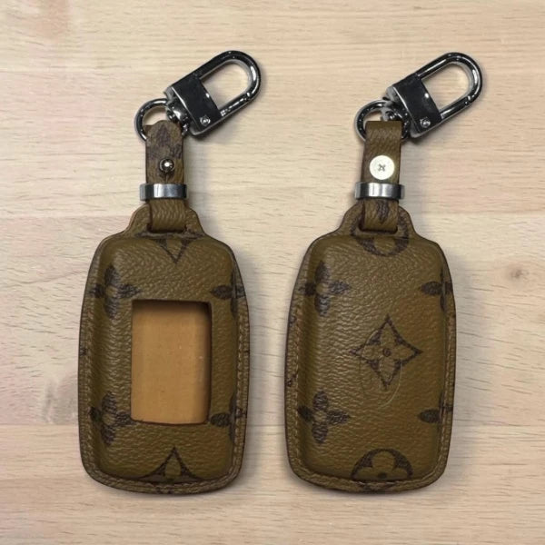 Handcrafted Recycled Leather Land Rover Key Case