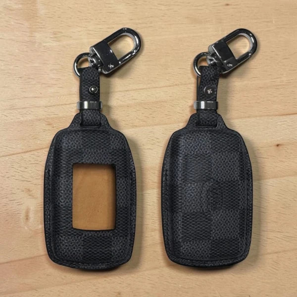 Handcrafted Recycled Leather Land Rover Key Case